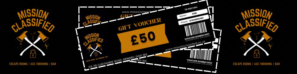 Mission Classified Gift Vouchers