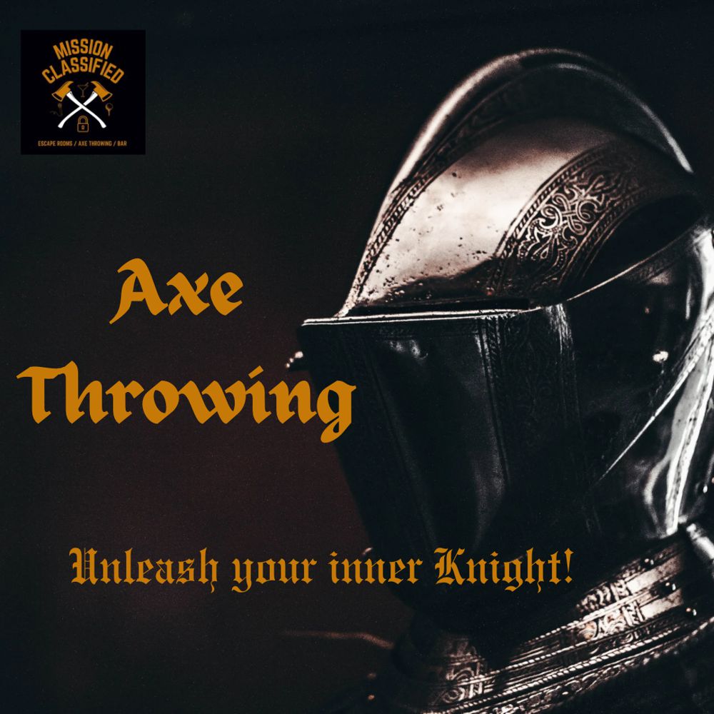 Axe Throwing Tournament Lanes Poster